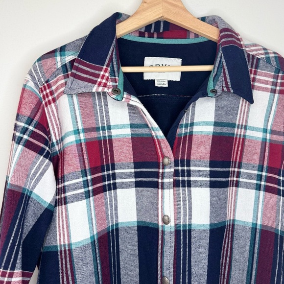 Orvis Fleece Lined Flannel Pinnacle Plaid Shirt Shacket Jacket XX LARGE - Picture 3 of 8